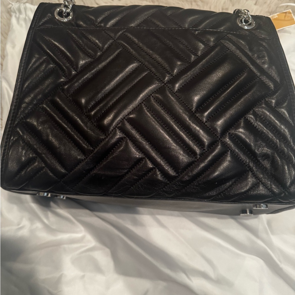 Michael Kors Kathy Black Quilted Leather Bag - Picture 3 of 8